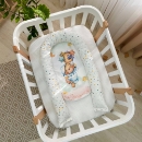Protectie somn – Baby Nest patut bebe Ursulet albastru